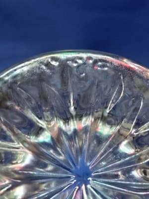 Antique US Glass Co 15150 Art Cut Vase Pinwheel Hobstar EAPG Marked U 1913 - Thumbnail 6