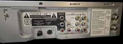 PANASONIC PV-D4735S VCR VHS and DVD Combo Player FOR REPAIR OR PARTS SEE DESCRIP - Thumbnail 4