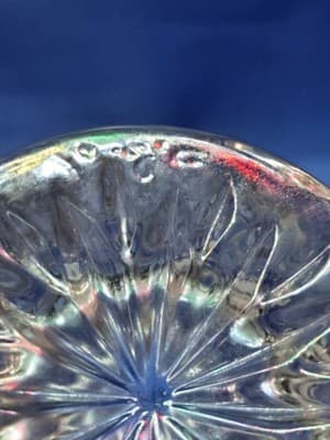 Antique US Glass Co 15150 Art Cut Vase Pinwheel Hobstar EAPG Marked U 1913 - Thumbnail 7