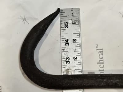 Antique CBT Co Refrigerator Car Hatch Hook,embossed Great Condition - Very RARE - Thumbnail 4