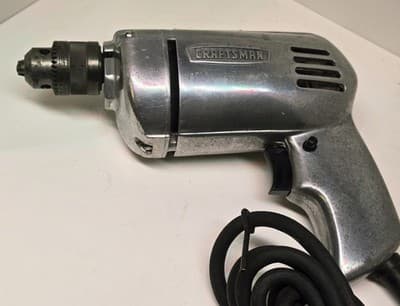 CRAFTSMAN 3/8" Electric Drill Model 315.11120 – Vintage Excellent Cond - Tested - Thumbnail 5