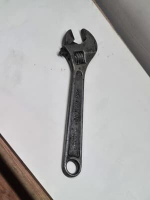 Vintage SK Wayne 8” Adjustable Wrench Defiance Ohio USA - Thumbnail 6