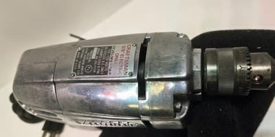 CRAFTSMAN 3/8" Electric Drill Model 315.11120 – Vintage Excellent Cond - Tested - Thumbnail 3