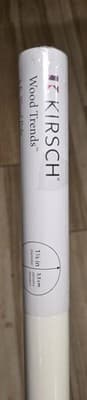 Kirsch Wood Trends 6' Solid Wood drapery pole Smooth White Finish 1-3/8"x6' - Thumbnail 3