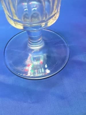 Vintage Lums 1980's LUM'S FAMILY RESTAURANT 8.5" Tall Ice Cream Sundae Glass - Thumbnail 4