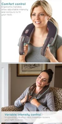 Homedics Vibration Neck Massager With Heat New In Box - Thumbnail 2