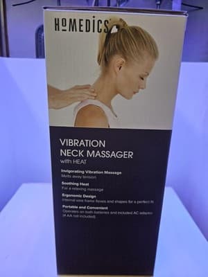 Homedics Vibration Neck Massager With Heat New In Box - Thumbnail 5