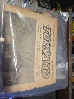 TORNADO RARE Special Feature June 18, 1953 Worcester Telegram newspaper 40 Pages - Thumbnail 6
