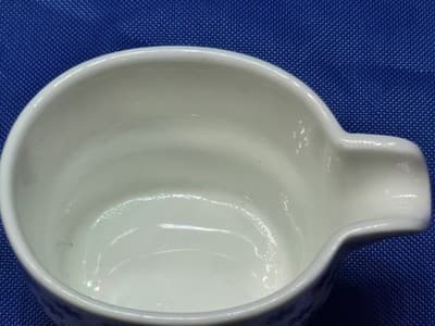 Vintage Gustavsberg Sweden Bone China Creamer Jug Blue Floral Mid Century MCM - Thumbnail 6