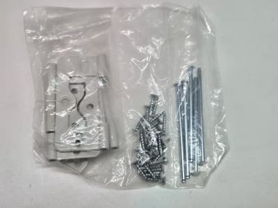 4pcs 77x35mm Iron Flush Door Hinges for Cupboard Wardrobe Cabinet Louvre Doors - Thumbnail 4