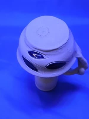 Williamsburg Pottery Salt Glaze Cobalt Blue Stoneware Candle Holder 4.5” EUC - Thumbnail 6