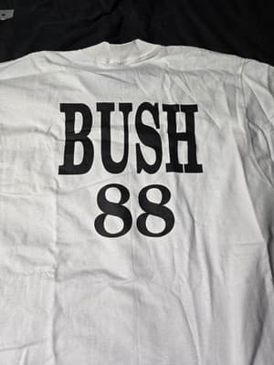 President George W Bush autographed Bush 88 t-shirt. - Thumbnail 4