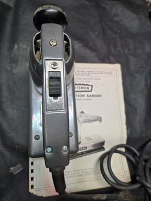 Vintage Sears Roebuck Craftsman Dual Motion Sander Model 315.22462 w/ Manual - Thumbnail 3