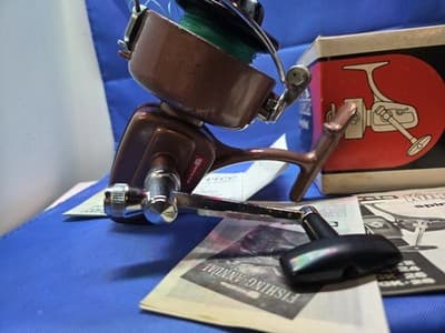 Vintage Garcia Kingfisher GK-12 Spinning Reel With Paperwork & Box - Thumbnail 6