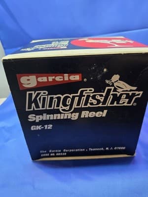 Vintage Garcia Kingfisher GK-12 Spinning Reel With Paperwork & Box - Thumbnail 10