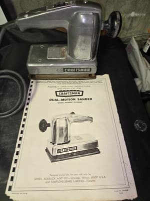Vintage Sears Roebuck Craftsman Dual Motion Sander Model 315.22462 w/ Manual - Thumbnail 2