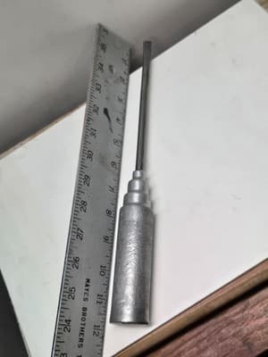 Vintage RARE 12" & 3" Steel/Aluminim Screwdriver Set Unique Knurled handles - Thumbnail 15