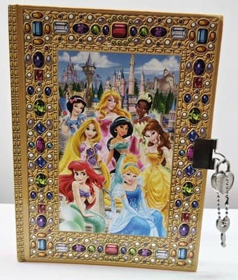Disney Classic Princesses Diary/ Journal, Lock Included- Unused - Thumbnail 2