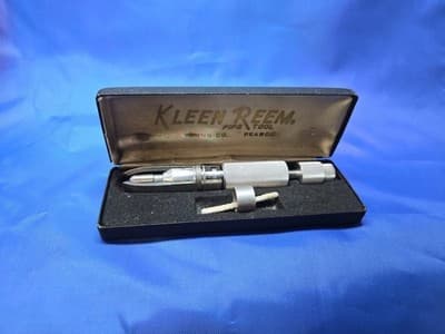 Vintage Kleen Reem Pipe Tool Reamer Cleaner W.J. Young Co Peabody MA With Case - Thumbnail 11