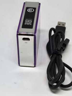 USB Charger JustIn 5,200mAh Power Bank Purple – LCD Display - Thumbnail 4