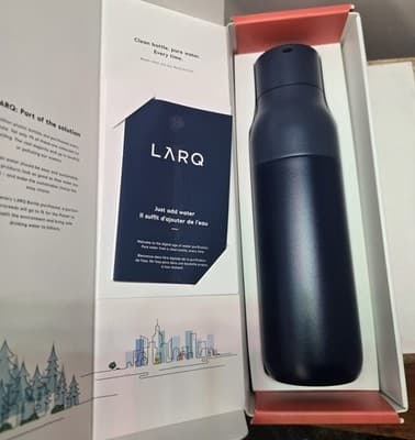 LARQ Self Cleaning Water Bottle Monaco Blue BRAND NEW ECO-Friendly, Safe&Healthy - Thumbnail 6