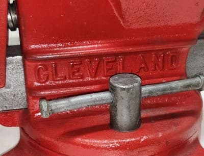 Vintage C 43-1/2 Columbian- 3 1/2" Jaw Swivel Bench Vise W/Anvil & Pipe Clamps - Thumbnail 7