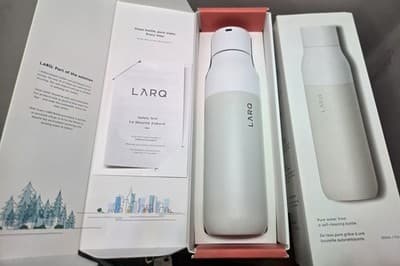LARQ Self Cleaning Water Bottle GraniteWhite BRAND NEW ECO-Friendly-Safe&Healthy - Thumbnail 5