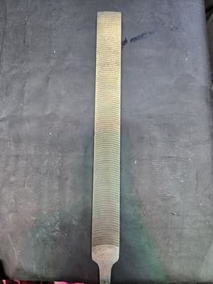 VINTAGE Nicholson Super Shear Curved Standard 12" File - with Handle - Thumbnail 4