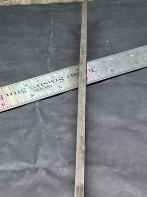 Vintage Nicholson Smooth File Made in USA ~10.5” Wood Handle Hand Tool - Thumbnail 3