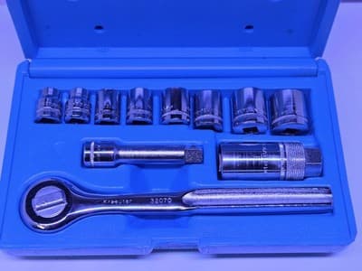 VINTAGE KRAUTER 12PC. 3/8" DRIMETRIC SOCKET SET -WELL MAINTAINED - Thumbnail 10