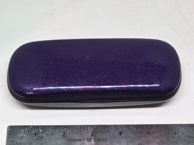 Russian Lacquer eyeglass case, Fedoskino miniature painting style - Thumbnail 2