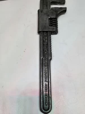 Antique Ford 9 Inch Motel T Monkey Wrench Moore Drop Forging. GREAT CONDITION - Thumbnail 3