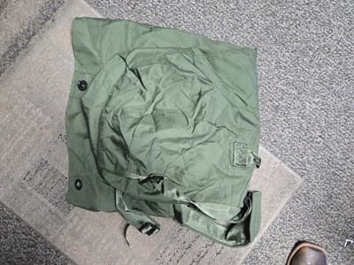 US Military USMC Army Navy Surplus Green 36" 2-Strap Backpack Duffel Bag EXCELNT - Thumbnail 4