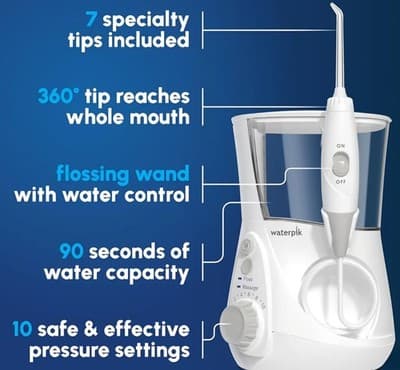 Waterpik hydropulseur By Aquarius Model WP-660c White - New In Box - Thumbnail 7
