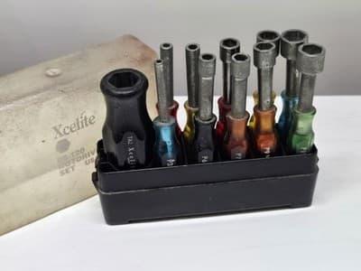 Xcelite PS120 SAE 11 Piece Hex Nutdriver Set - Thumbnail 2