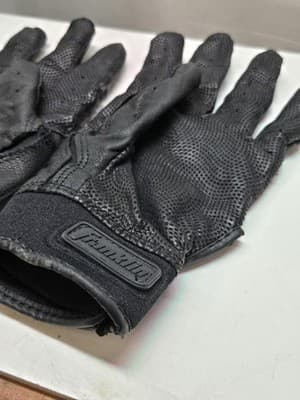 Franklin Men's MLB CFX Pro Baseball Batting Gloves Black/Gold Adult M - Thumbnail 3