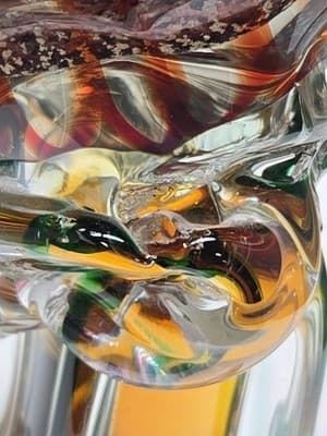 Vintage MCM Mid Century Murano Venetian Art Glass Large Fish Sculpture - Thumbnail 5