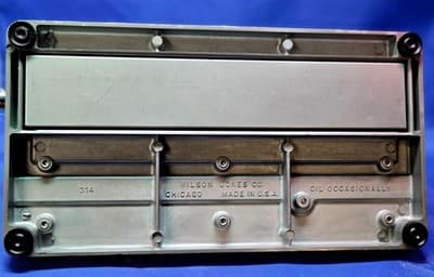 Wilson Jones Hummer 3 Hole Punch #314 Heavy Duty Adjustable Metal USA - Thumbnail 5