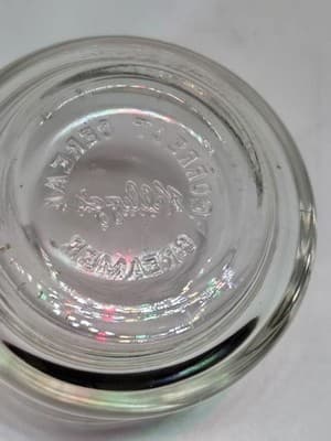 KELLOGG'S CORRECT CEREAL CREAMER, VINTAGE 1930'S ERA, CLEAR GLASS - Thumbnail 2