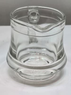 KELLOGG'S CORRECT CEREAL CREAMER, VINTAGE 1930'S ERA, CLEAR GLASS - Thumbnail 5