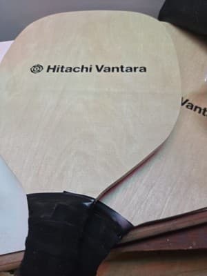 Hitachi Vantara Promotional Wooden Paddle Ball Set with Carry Bag Tech Swag - Thumbnail 2