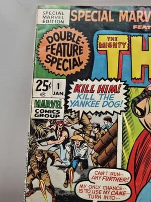 Special Marvel Edition #1 (1971) Mighty Thor Double Feature Bronze Age Marvel - Thumbnail 2