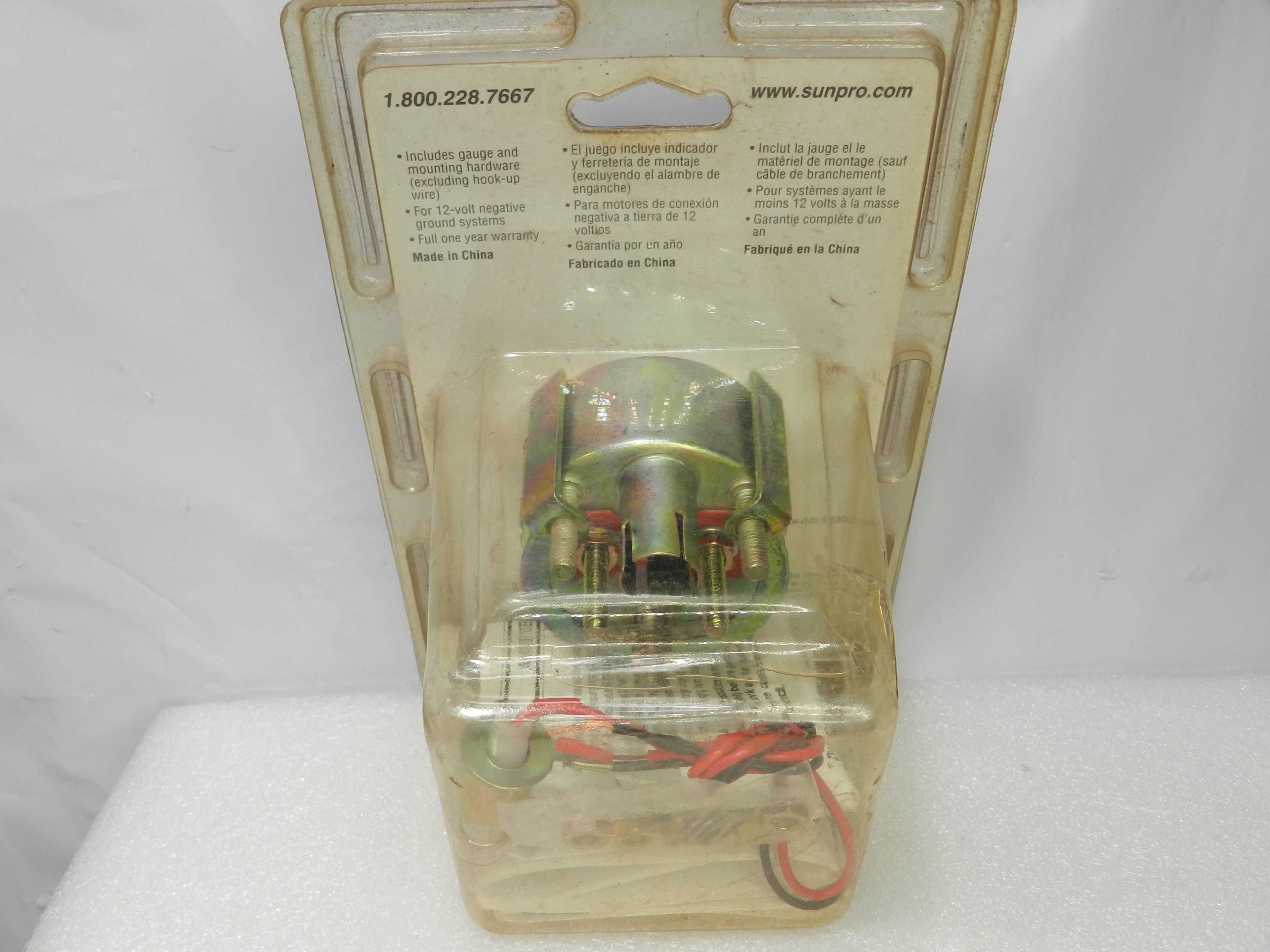 Sunpro Retro Line Ammeter Gauge 2"  Sealed New CP7954  (N54J) - Thumbnail 4