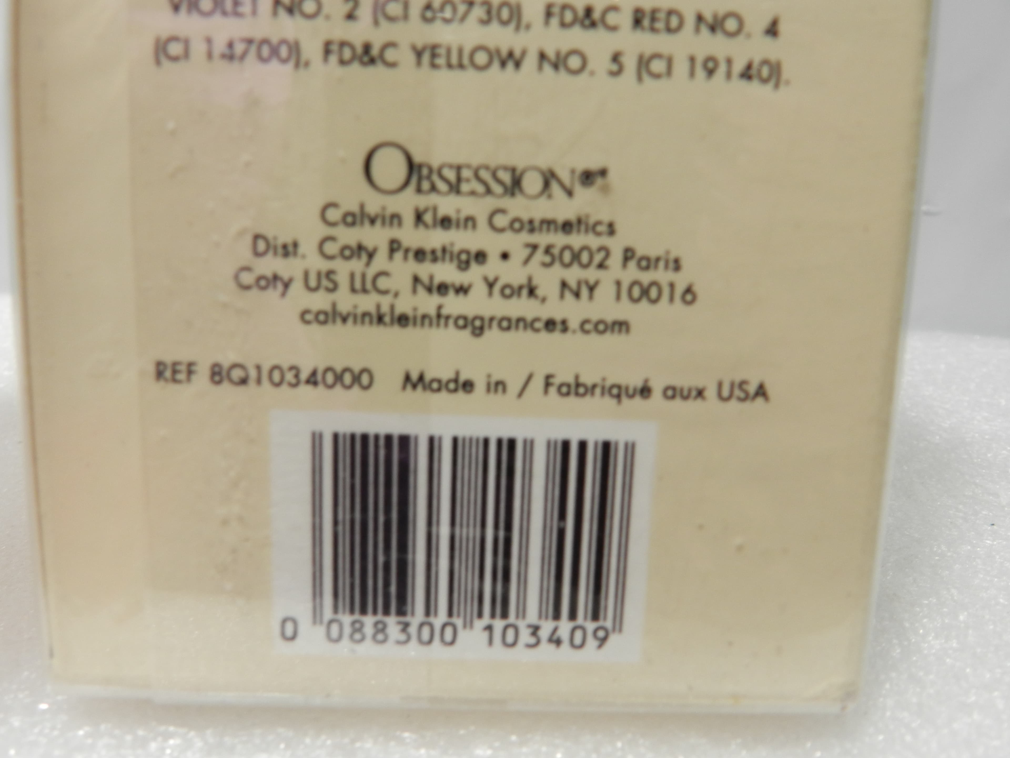 Obsession by Calvin Klein 3.4 fl oz eau de parfum Spray Sealed  (N56JK) - Thumbnail 5