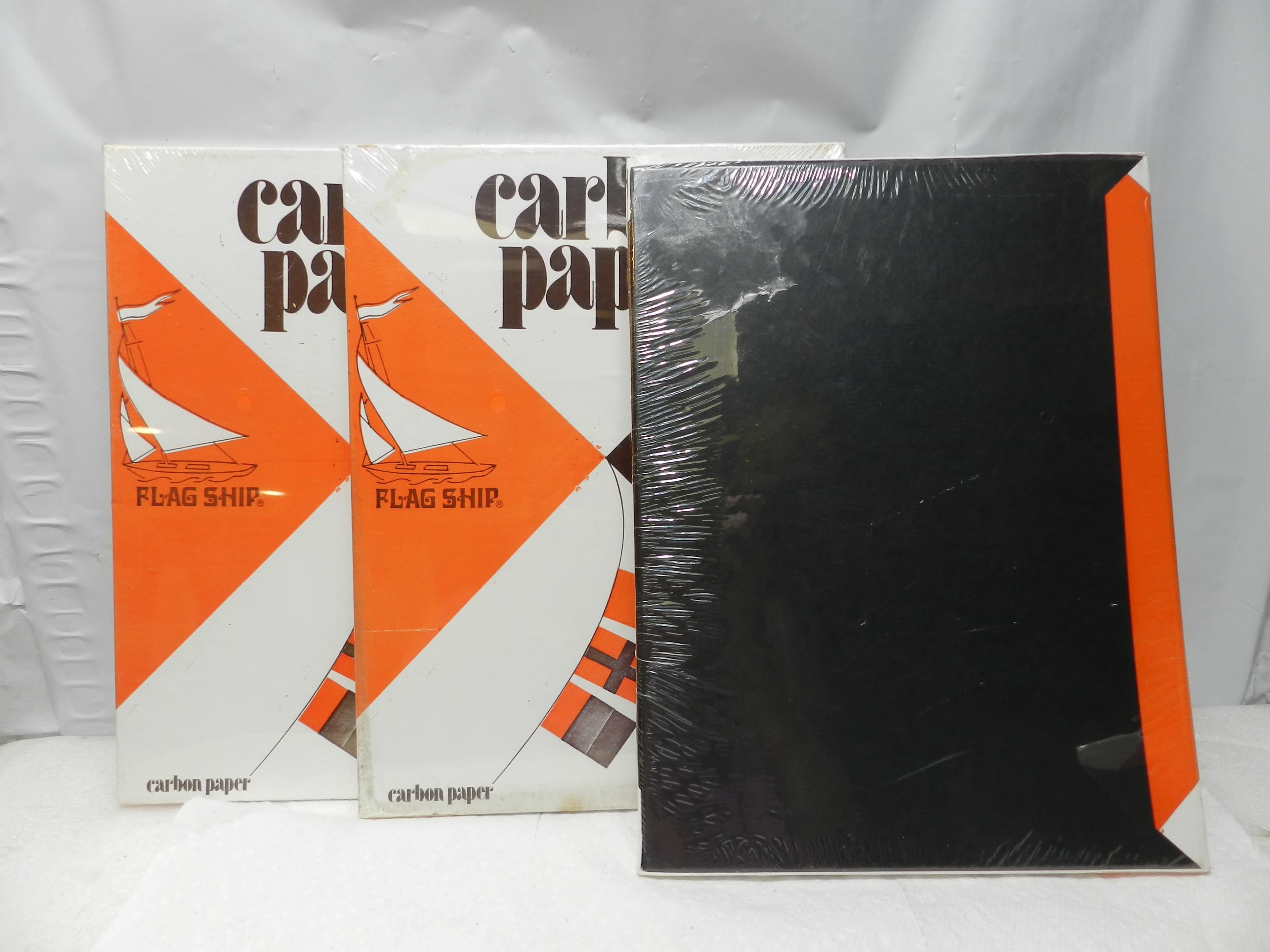 3 Vintage Carbon Paper Flag Ship Allied Pencil 16RP KO-REC-TYPE Blue Finish N57J - Thumbnail 2
