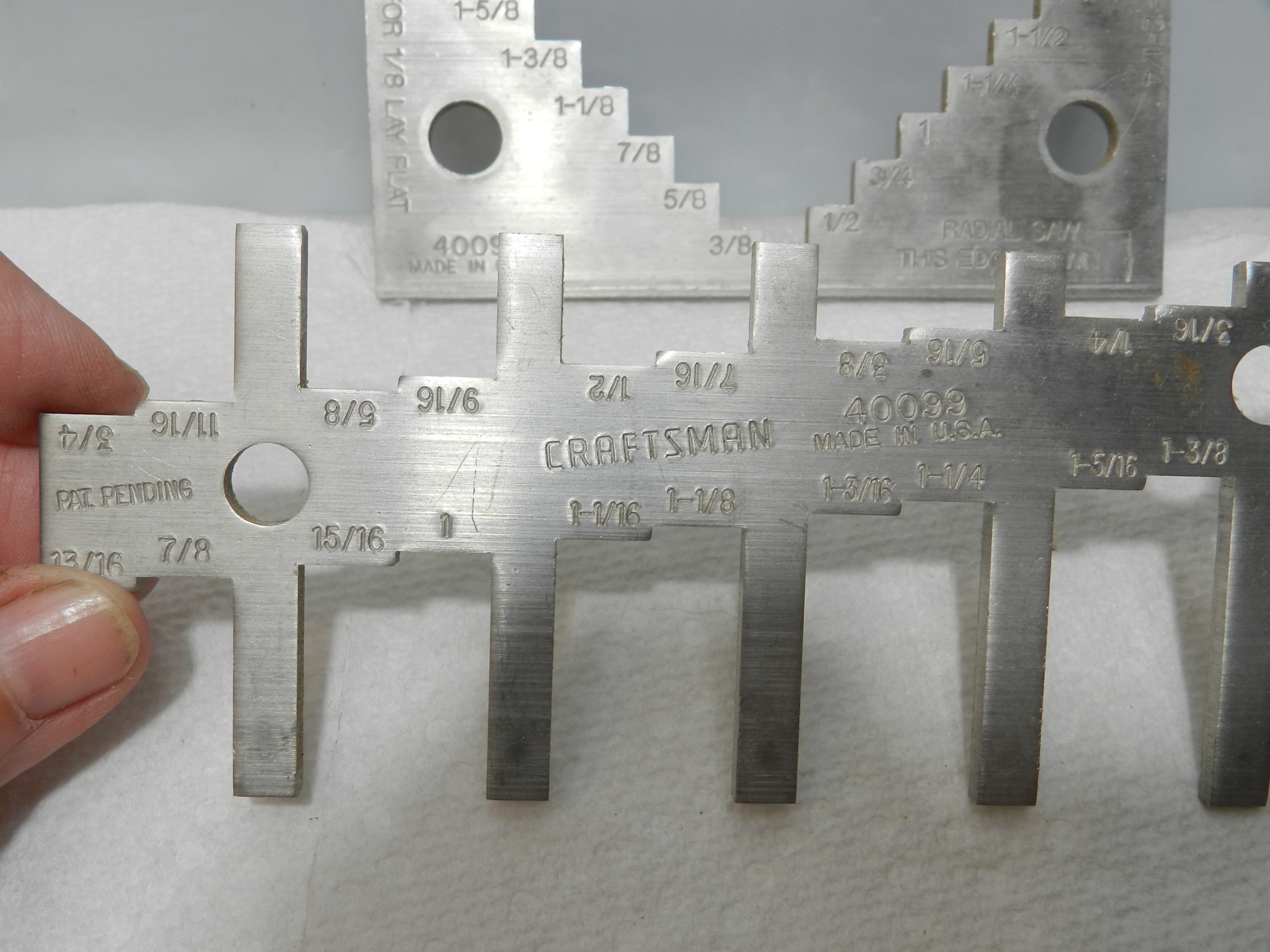 Vintage Craftsman Saw & Router Gauge Set - 2 Pieces USA MADE 40099 (N59J) - Thumbnail 6
