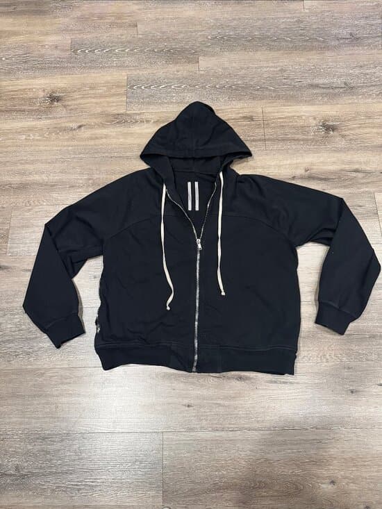 Authentic Rick Owens Mainline Windbreaker Zip-Up Hoodie