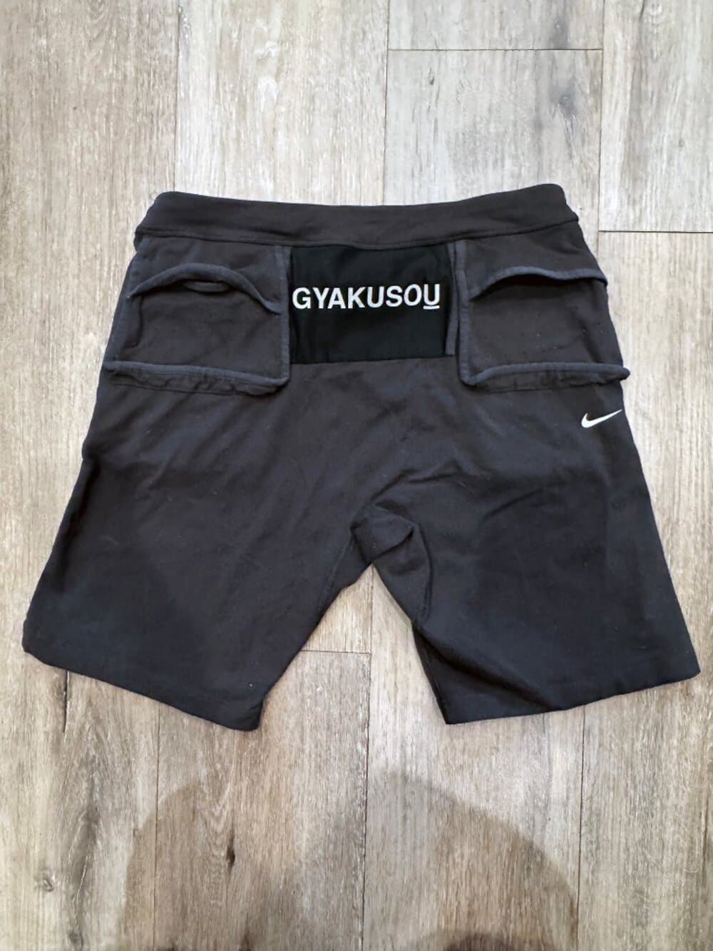 Nike x Undercover Lab Gyakusou Dry Racer Running Half Tights Shorts Black - Thumbnail 7