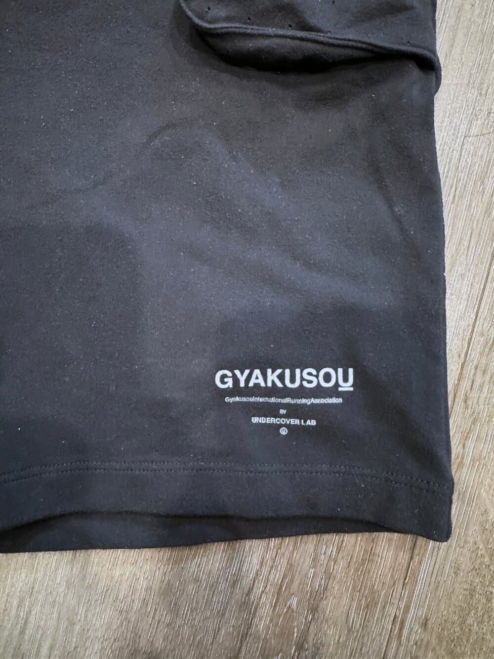 Nike x Undercover Lab Gyakusou Dry Racer Running Half Tights Shorts Black - Thumbnail 2