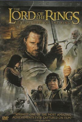 DVD Lord of the Rings Return of the King WIDESCREEN Sealed Promo